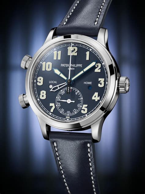 patek philippe calatrava pilot travel time automatic watch|calatrava pilot 7234r.